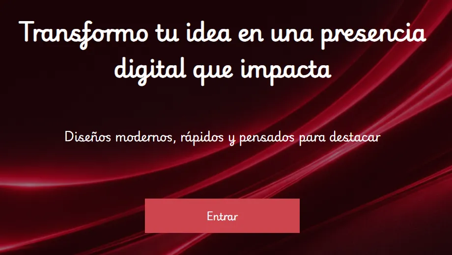 Diseño de la portada del tema Full Site Editing