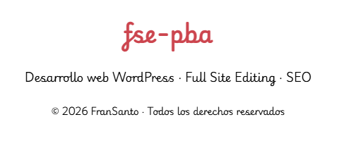 footer en el navegador
