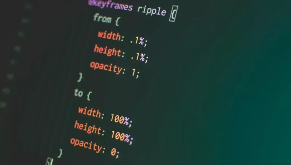 Código CSS para definir el diseño y los estilos de una página web.